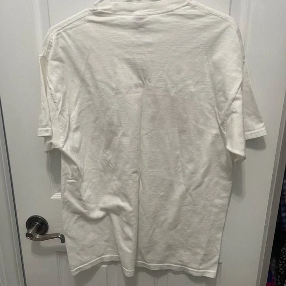 Jerzees Cream Tee with Bold Orange Virginia Design - Picture 10 of 13